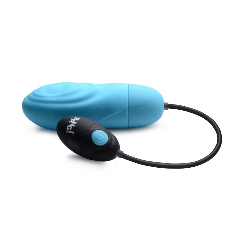 7x Pulsing Rechargeable Bullet Blue Erotic Nights